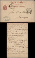 Switzerland 1880 Postal History Rare Old Postcard Postal Stationery Aarau To Antwerp Beglium D.795 - Covers & Documents