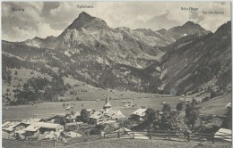 Gsteig, Vue Générale 1914 - Gsteig Bei Gstaad