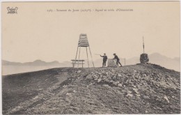 Cpa,savoie,vannoise,taren Taise,sommet  Du Jovet,signal Et Table D´orientation,bozel,rare, Refuge,73 - Bozel