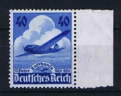 Germany 1936 Mi. Nr. 603 , Yv  A 54, MNH/** Light Fod In Gum - Luchtpost & Zeppelin