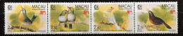 Macao** N° 775 à 778 Se Tenant - "Singapore 95" Expo Philat. Oiseaux - Unused Stamps