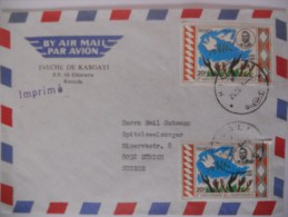 Rwanda Lettre De Kigali 1985 Pour Zurich - Other & Unclassified