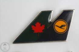 Lufthansa & Air Canada Airline Companies - Pin Badge #PLS - Airships