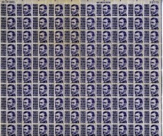 UNITED STATES - 1967  3 C. VIOLET  F. PARKMAN  FULL SHEET  MINT NH - Sheets