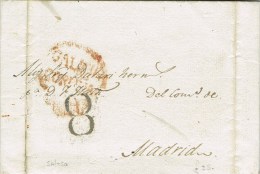 9649. Carta Entera Pre Filatelica CORUÑA 1818 - ...-1850 Prefilatelia