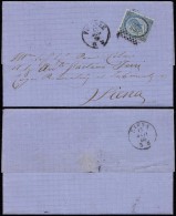 Italy 1866 Postal History Rare Cover + Content Firenze To Siena D.807 - Interi Postali