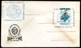 JUDAICA - URUGUAY - JEWISH COMUNITIES CONFERENCES Cancel On Cover 1968 VF - Judaisme