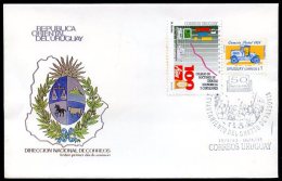 JUDAICA - URUGUAY WARSAW GHETTO Cancel On Cover VF - Judaika, Judentum