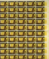 UNITED STATES - 1962  D. HAMMARSKJOLD  INVERTED YELLOW   FULL SHEET  MINT NH - Volledige Vellen