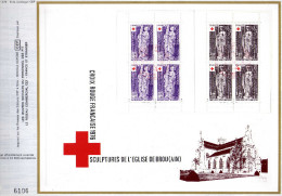 Feuillet Tirage Limité CEF 379 B Sculptures De L´église De Brou Croix-rouge - Lettres & Documents