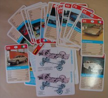 SpoAut. 1. 38 Fiches Format Jeu De Cartes " Super Autos " - Altri & Non Classificati