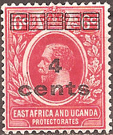 EAST AFRICA & UGANDA..1919..Michel # 59...MLH. - East Africa & Uganda Protectorates