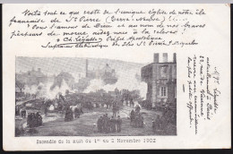 CPA - (Terre Neuve) Saint Pierre - Incendie De La Nuit Du 1er Au 2 Novembre 1902 - Voila Tout Ce Qui Reste De L'unique.. - San Pedro Y Miquelón