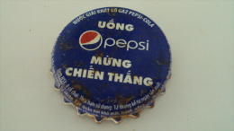 Vietnam Used Pepsi Beverage Bottle Crown Cap / Kronkorken / Capsule - Soda