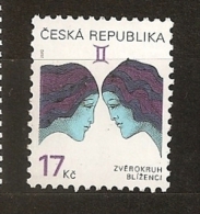 République Tchèque 2002 N° 305 ** Courant, Signe Du Zodiaque, Astrologie, Gémeaux, Femmes - Unused Stamps