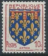 1951 FRANCIA STEMMI DI PROVINCE FRANCESI 10 CENT MNH ** - EDF068 - 1941-66 Escudos Y Blasones