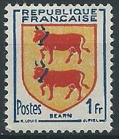 1951 FRANCIA STEMMI DI PROVINCE FRANCESI 1 F MNH ** - EDF068 - 1941-66 Stemmi E Stendardi