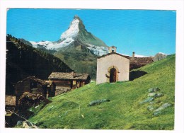 22474 ( 2 Scans ) Fendelen Bei Zermatt Mit Matterhorn 4477 M - Matt