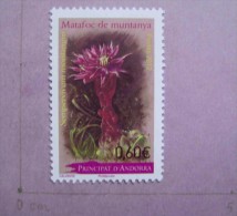 ANDORRE FLEURS MATAFOC NEUF 2012 FRENCH ANDORRA FLOWERS NATURE MNH - Ungebraucht