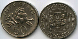 Singapour Singapore 50 Cents 1989 KM 53.2 - Singapour