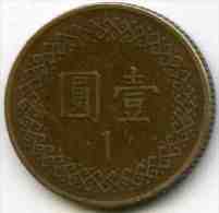 Taiwan 1 Yuan 70 ( 1981 ) KM 551 - Taiwán