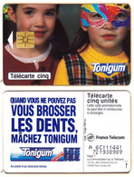 France - Cinq Tonigum 12/96 7000ex Dbz02 - Privées