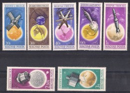 Hongrie 1965 YT- PA272/78 - Mi 2194A/2200A * - Unused Stamps