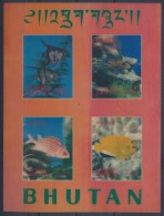 Bhutan 1969 Fishes 3D Imperf.sheet MNH DA.056 - Bhutan