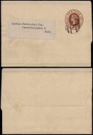 Great Britain - Postal History Rare Postal Stationery Wrapper To Basel Switzerland D.985 - Briefe U. Dokumente