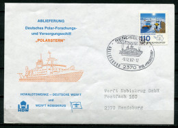 Germany 1982 Postal Cover Polarforschung  Mit Mi.Nr.1100.u. SST "23700 Rendsburg-Auslieferung Der Polarstern "used, Bef. - Ships