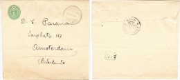 Switzerland 1903 Postal History Rare Old Wrapper GENEVE To AMSTERDAM D.1001 - Storia Postale