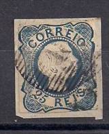 Portugal 1855 King Pedro V 25 R Mi.6I Used AM.379 - Gebraucht