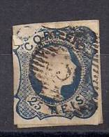 Portugal 1855 King Pedro V 25 R Mi.6II Used AM.380 - Used Stamps