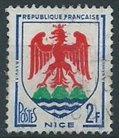 1958 FRANCIA USATO STEMMI DI CITTA FRANCESI 2 F - EDF090 - 1941-66 Stemmi E Stendardi