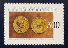 CENTRAFRIQUE, REPUBLIQUE CENTRAFRICAINE Monnaie, Coins, MILAN DENIER DE SILLA  Neuf Sans Charniere. MNH - Monedas