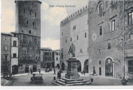 UMBRIA-PERUGIA-TODI PIAZZA GARIBALDI (ANNI/30)AUTO D'EPOCA - Andere & Zonder Classificatie