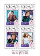 Solomon Islands. 2014  Mick Jagger. (217a) - Singers