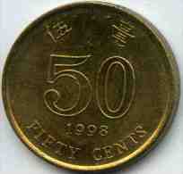 Hong Kong 50 Cents 1998 KM 68 - Hongkong