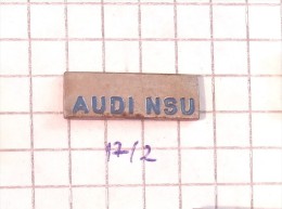 AUDI Automobile Motoring, Voiture Car - Excellent OLDER Original PIN (Germany - Allemagne) - Audi