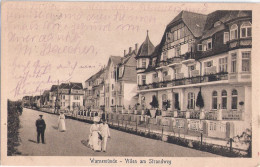 ROSTOCK Warnemünde Villen Am Strandweg Biedermeier Mode 6.8.1922 INFLA Frankatur - Rostock