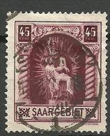 Deutschland SAARGEBIET 1925 Madonna Michel 102 O - Usati