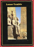 CARTOLINA VG EGITTO - LUXOR TEMPLE -  12 X 17 - ANNULLO PRESENTE - Luxor