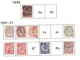 FRANCE Former Colonies PORT SAID Early Selection Yvert Cat N° Various  Very Fine Used - Usados