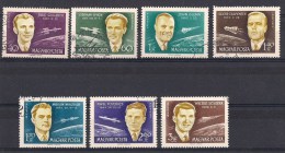 Hongrie 1962 YT- PA243/49 Mi 1873A/79A ° Espace Cosmos - Used Stamps