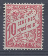 MONACO TAXE N° 3 - NEUF SANS CHARNIERE - Portomarken