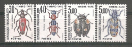 France : Taxes "insectes"  N° 109 à 112 **  Très Frais - 1960-... Ungebraucht