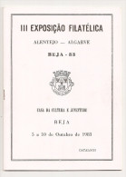 Beja - III Exposição Filatélica. Filatelia. História Postal. - Magazines