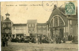THenezay La Place Du Marche - Thenezay