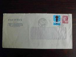 Luxemburg Luxembourg 1983 - Lettre Avec Timbre Croix De Justice´ - Briefe U. Dokumente