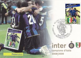 Italia Rep.  2009 - Maxicards Inter Campione D´Italia 2008/09 - Clubs Mythiques